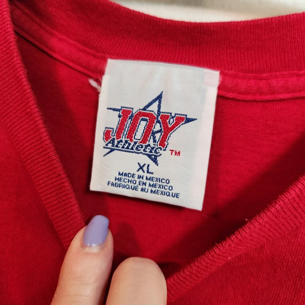 Joy Athletics Red University of Nebraska Cornhusker Long Sleeve‎ Shirt, Size XL